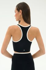 Splits 59 - Amber Air weight Bralette  - Black/White