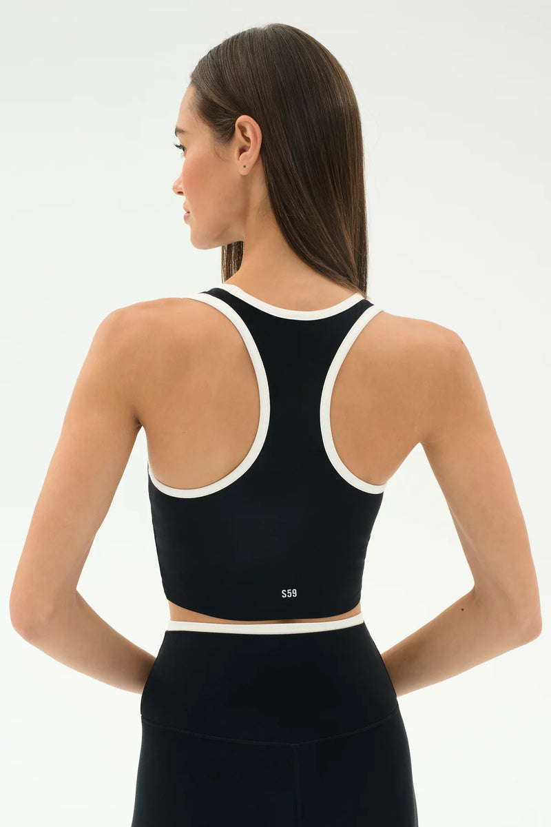 Splits 59 - Amber Air weight Bralette  - Black/White