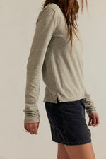 Free people Nova Long-Sleeve Tee - Grey