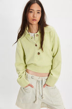 Free People Trading Up Polo - Green