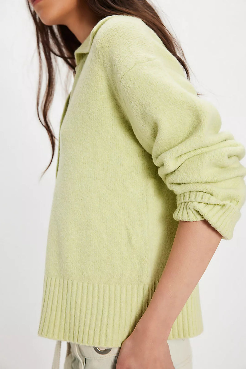 Free People Trading Up Polo - Green