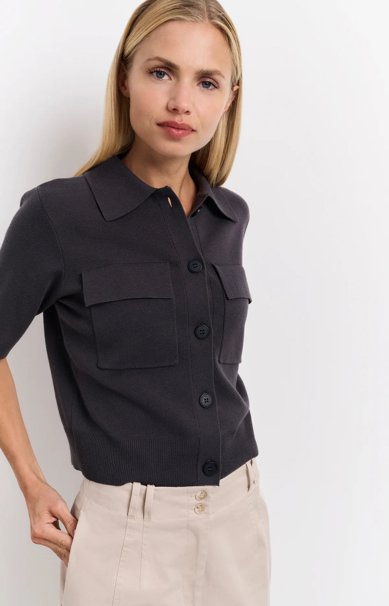 Yaya Short Sleeve Cardigan
