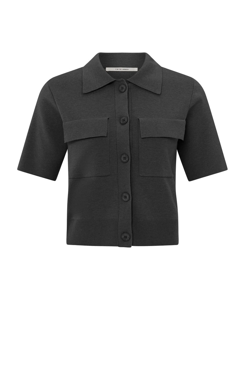 Yaya Short Sleeve Cardigan