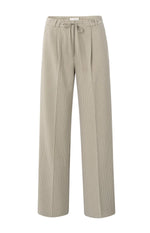 Yaya Wide Leg Pinstripe Trouser
