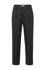 Yaya Cotton High Rise Trouser - Phantom