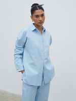Pretty Lavish Ryleigh Poplin shirt - Blue
