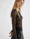 Marella Ebano lace top