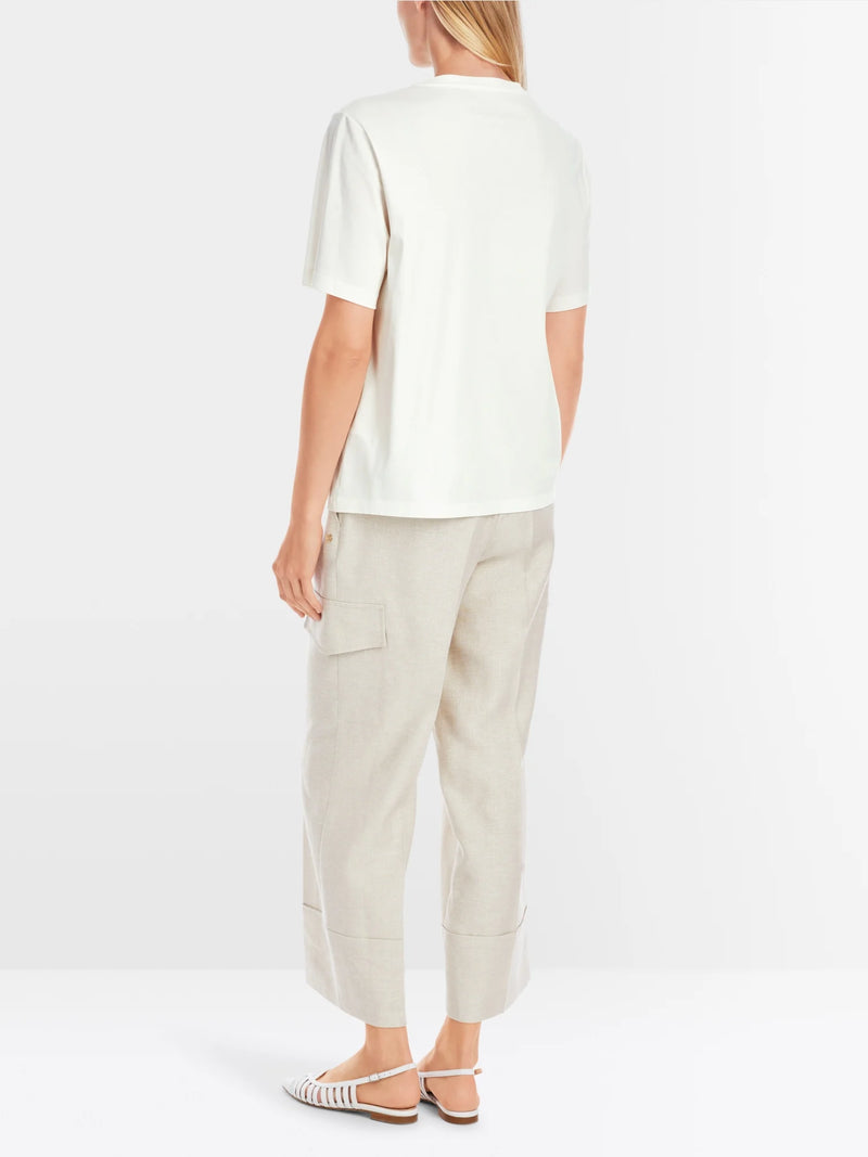 Marc Cain Embroidery T-Shirt - White