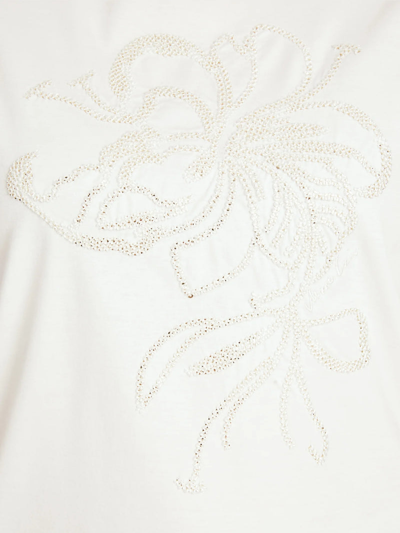 Marc Cain Embroidery T-Shirt - White