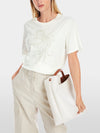 Marc Cain Embroidery T-Shirt - White