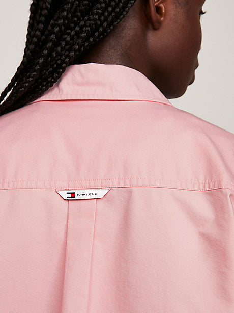 TOMMY JEANS BALLET PINK SHIRT