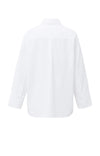 Yaya Soft Blouse with Wide Cuffs - Pure White