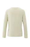 Yaya Heavyweight Jersey Top - Almond Milk Beige Melange