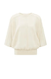 Yaya Transparent Sweater - Off White
