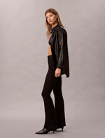 Calvin Klein High Rise Flare - Black