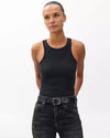 Rag & Bone Essential Rib Tank - Black