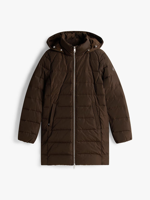Tommy Hilfiger brown puffer coat
