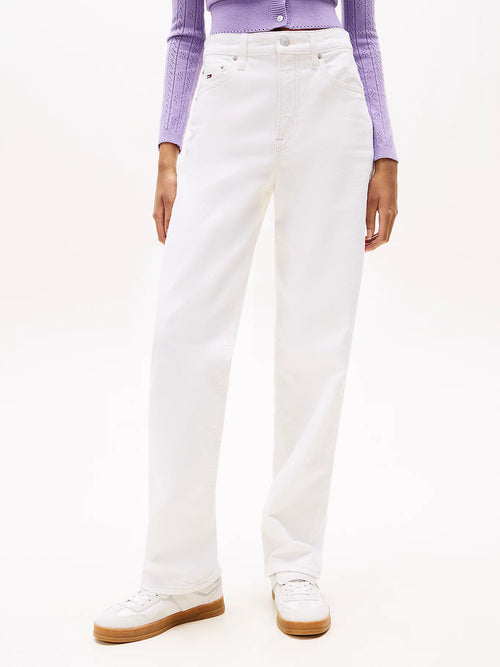 Tommy Jeans Layla High Slim Straight - Denim White