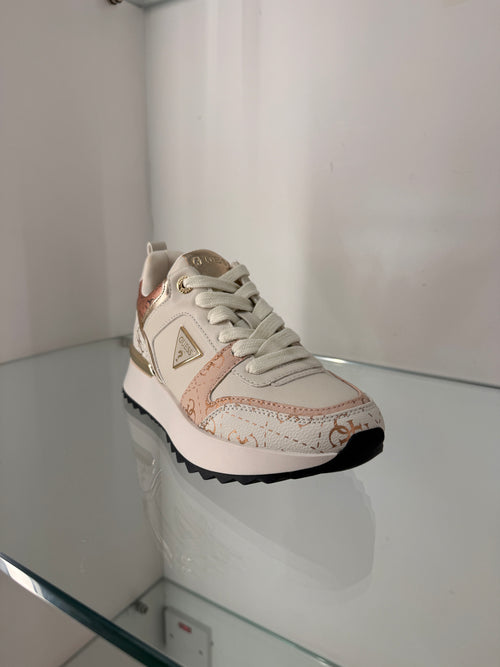 Guess Pink Logo Platform Trainer