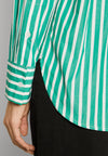 Tommy Hilfiger Green Stripe, Easy Fit Shirt