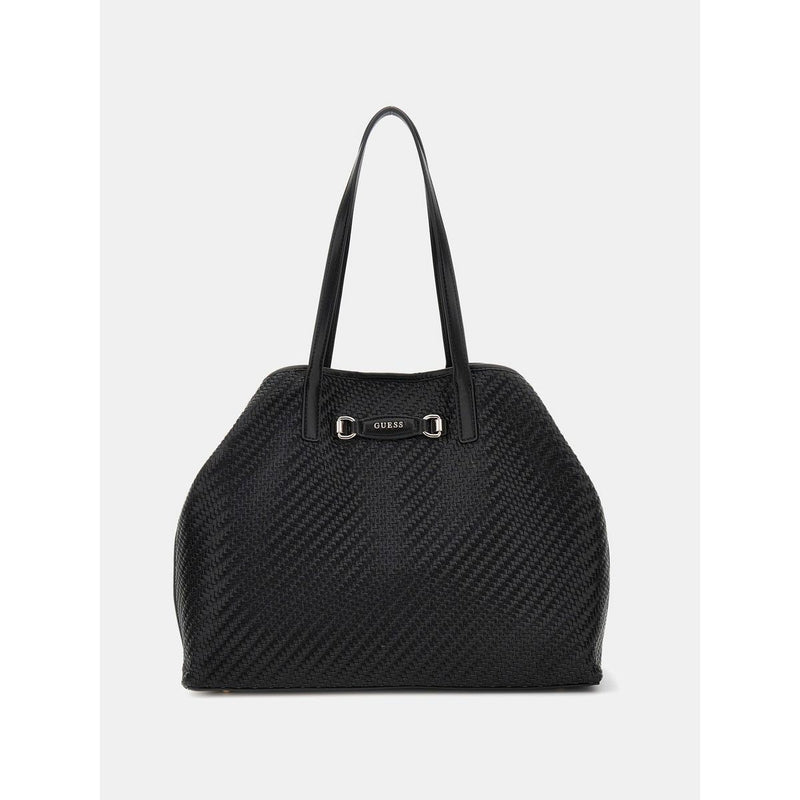 Guess VIKKY black leather tote
