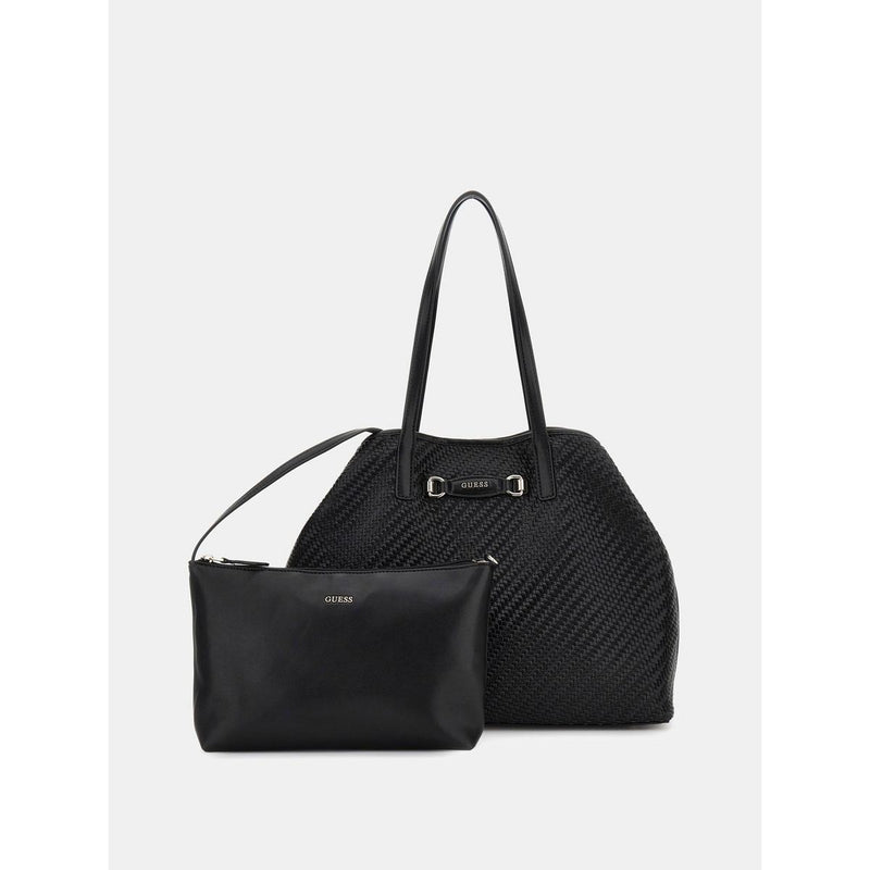 Guess VIKKY black leather tote