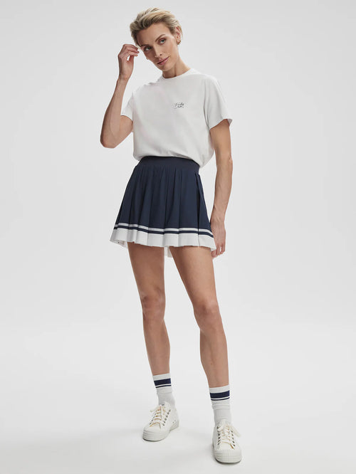 Varley “Mattie” Branded Tee - White