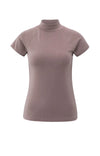 Yaya Jersey Top with Raglan Sleeves - Ephemera Purple