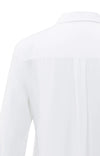 Yaya Blouse with Waist Accent - Pure White