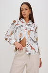 Rails Charli Shirt - Jungle Animals
