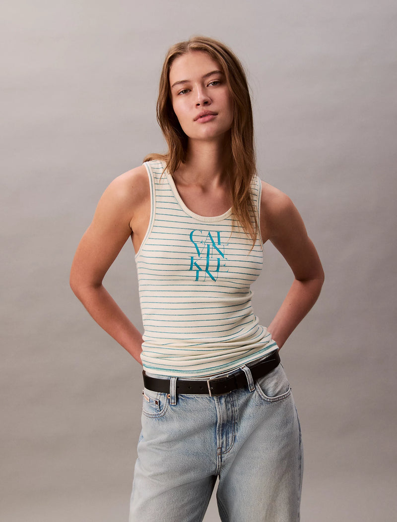 Calvin Klein Logo Graphic Top
