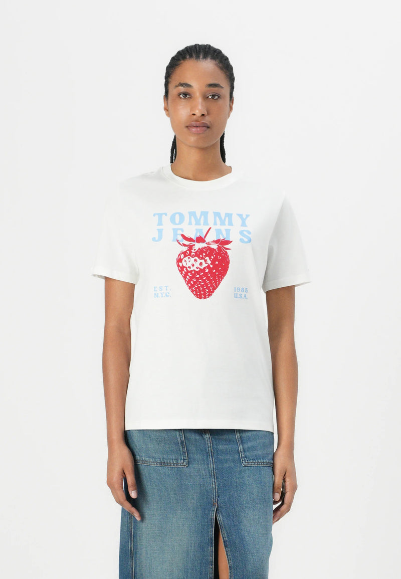Tommy Jeans Strawberry Logo Tee