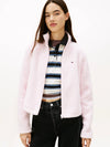 Tommy Jeans Teddy Zip Through - Light Pink