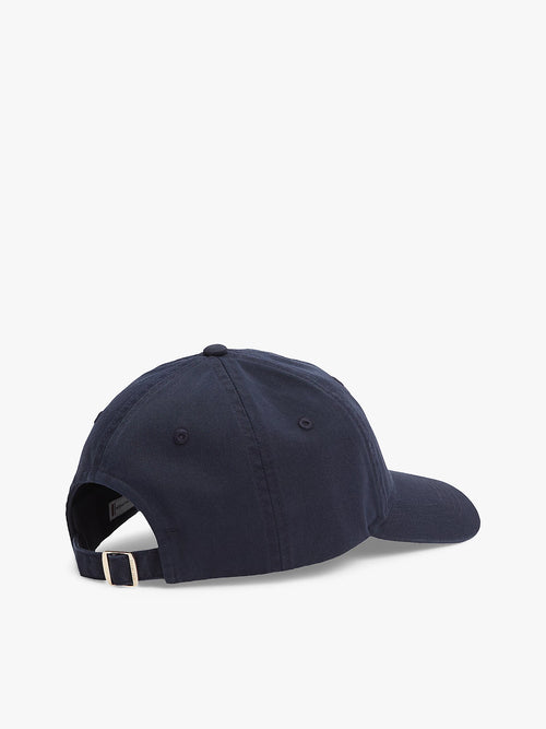 Tommy Hilfiger Logo Embroidery Twill Baseball Cap - Navy