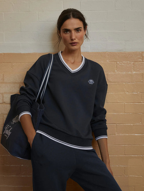 Varley Iona V-Neck Sweater