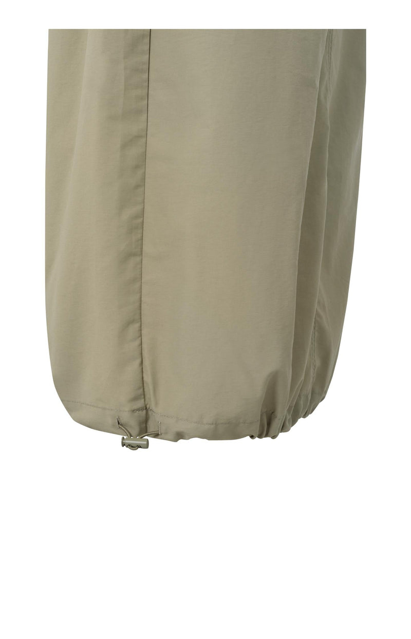 YAYA Cargo midi skirt with pockets and a drawstring in nylon