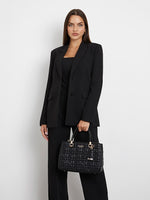 Guess black assia tote
