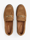 Tommy Hilfiger Suede Fringe Horsebit Loafer