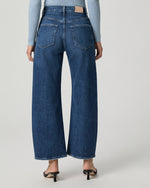 PAIGE Arellia Ankle High Rise Barrel Leg - SOUNDCHECK