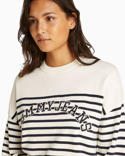 Tommy Jeans Stripe Varsity Sweater