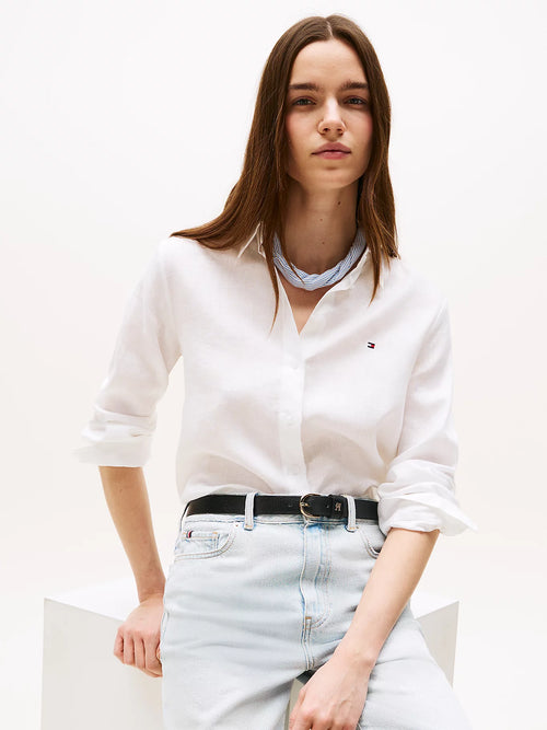 Tommy Hilfiger Regular Fit Linen Shirt