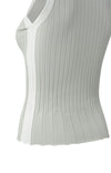Yaya Ribbed tanktop with contrasting details