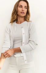 Yaya Ribbed tanktop with contrasting details