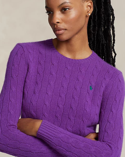 Ralph Lauren Purple Round Neck Sweater
