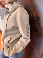 Guess Olive Green Zip-Up Jacket