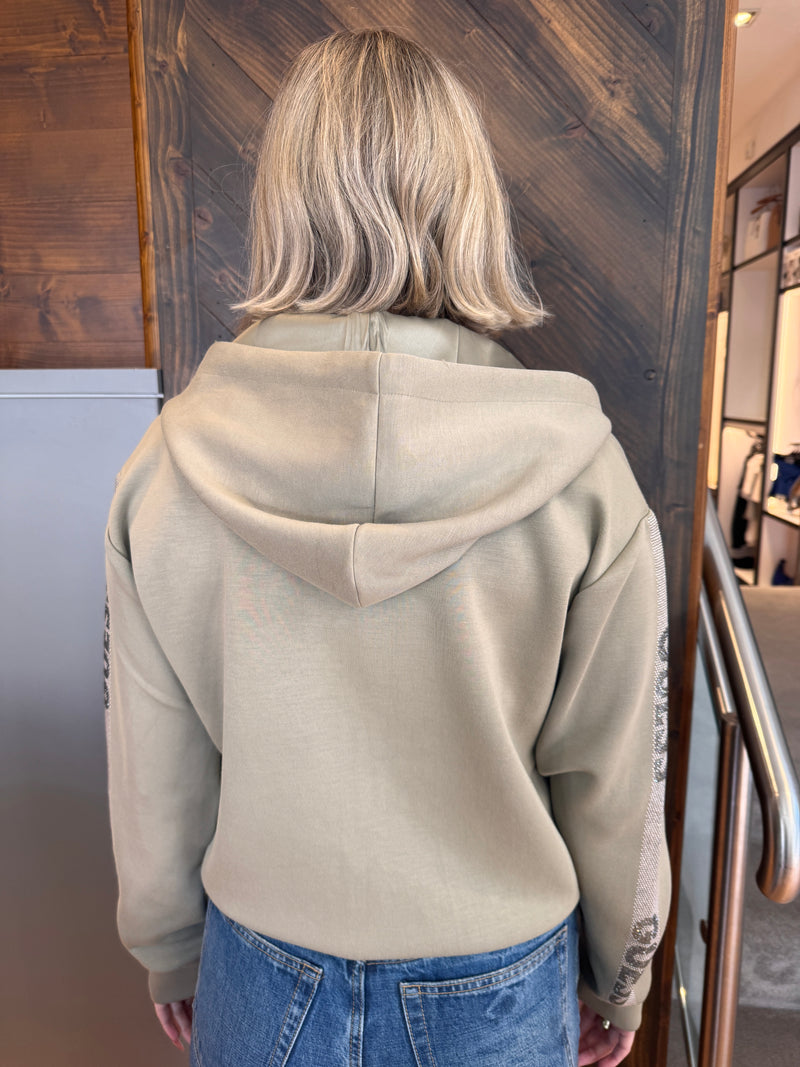 Guess Olive Green Zip-Up Jacket