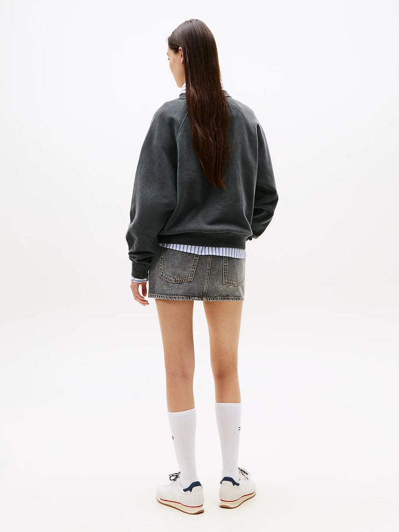 Tommy Jeans Leopard Boxy Varsity Sweater