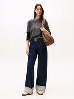 Tommy Jeans Boxy Leopard Varsity Tee