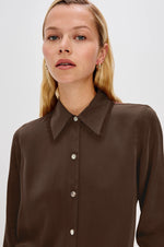Rails Abbey Shirt - Espresso