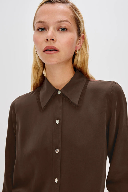Rails Abbey Shirt - Espresso